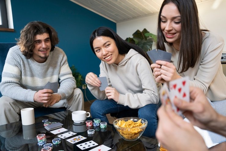 Ilustrasi pengguna aktif tototv menggunakan perangkat mobile dengan nyaman untuk hiburan sports dan casino